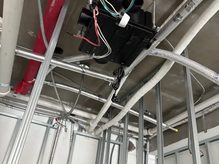 구로 스파이럴덕트시공 현장 사진